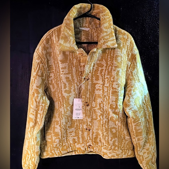 Zara Jackets & Blazers - Zara Button Front Jacquard Jacket. New with Tags. Women’s Large